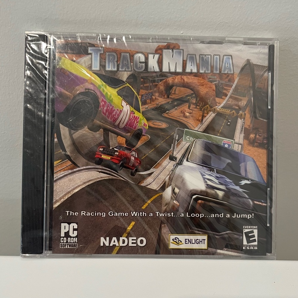Sealed Vintage TrackMania PC Game